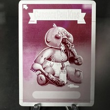 2023 GARBAGE PAIL KIDS CHROME SERIES 6 PRINTING PLATE 218B  BRIDGET DIGIT 6TH
