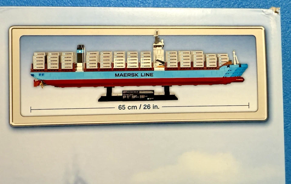 LEGO Creator Maersk Line Triple-E Container Ship/Boat 10241 *NEW SEALED* 2014 - Image 3 of 4