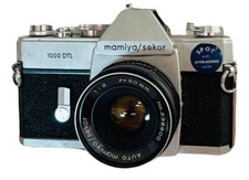 50MM Camera 1000 DTL Mamiya Sekor w/Original Case  Accessories "VINTAGE/WORKS"