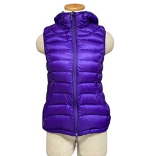 Kathmandu Puffer Vest Women's Au 6 Us 4 Purple Hood X Series Full Zip