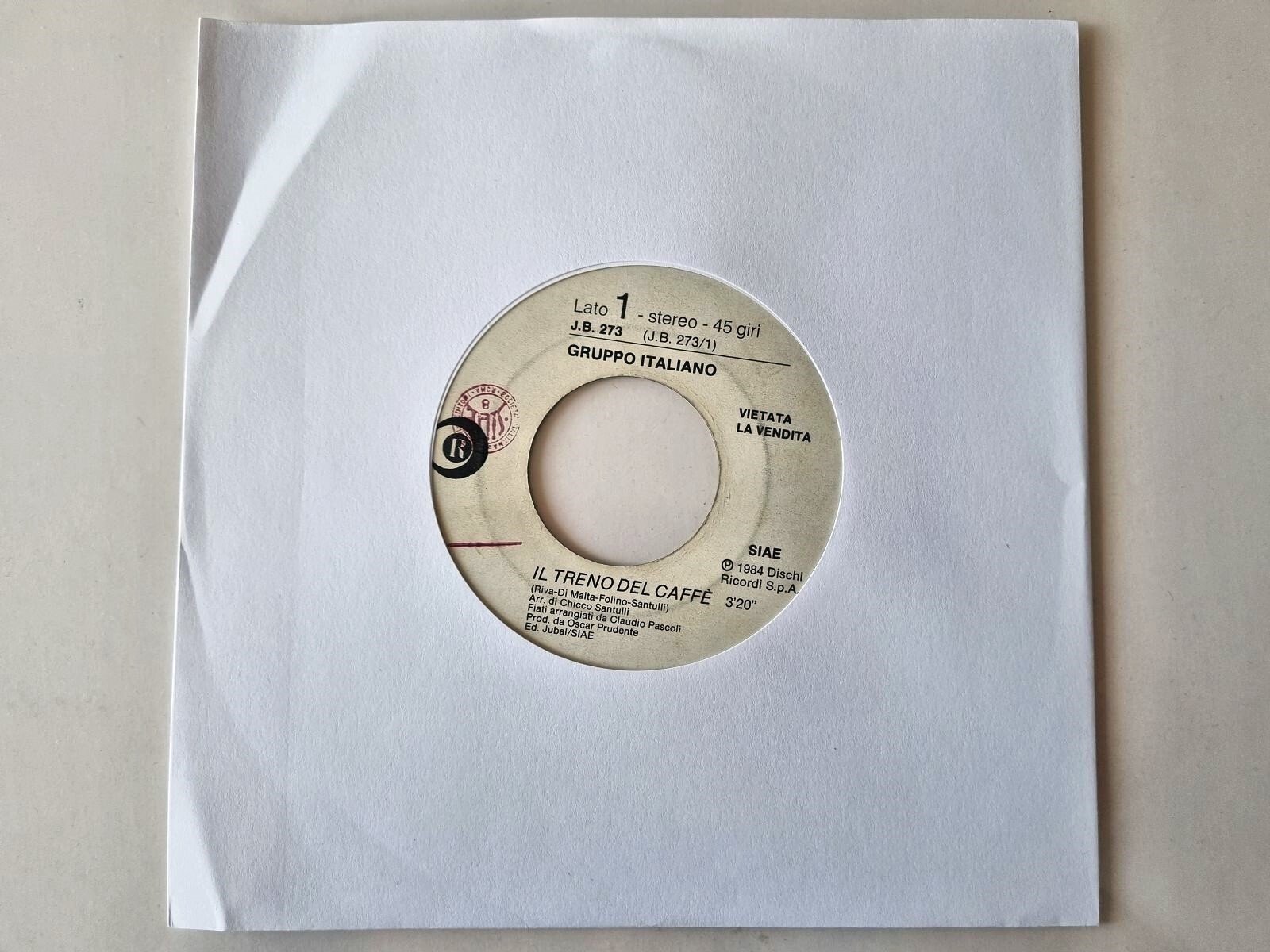 Frankie Goes To Hollywood - Two tribes 7'' Vinyl Italy JUKEBOX PROMO