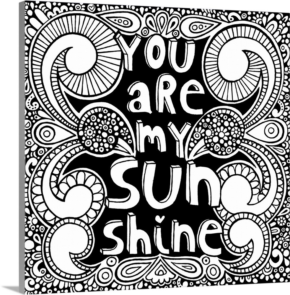 You Are My Sunshine Coloring Pages