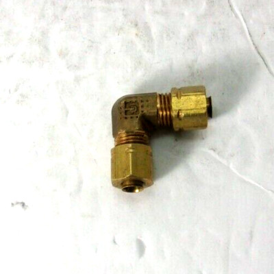 Parker Brass 90 Degree Union Elbow Compression 1/8'' x 1/8'', 3/8 Thread  New
