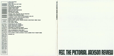 Felt   The Pictorial Jackson Review ,Digi-CD,      CHERRY RED    CDMRED243