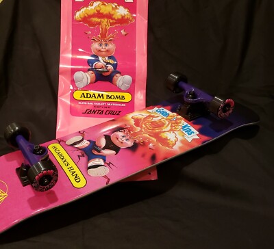 2017 Garbage Pail Kids x Santa Cruz HAZARDOUS HAND ADAM BOMB GPK