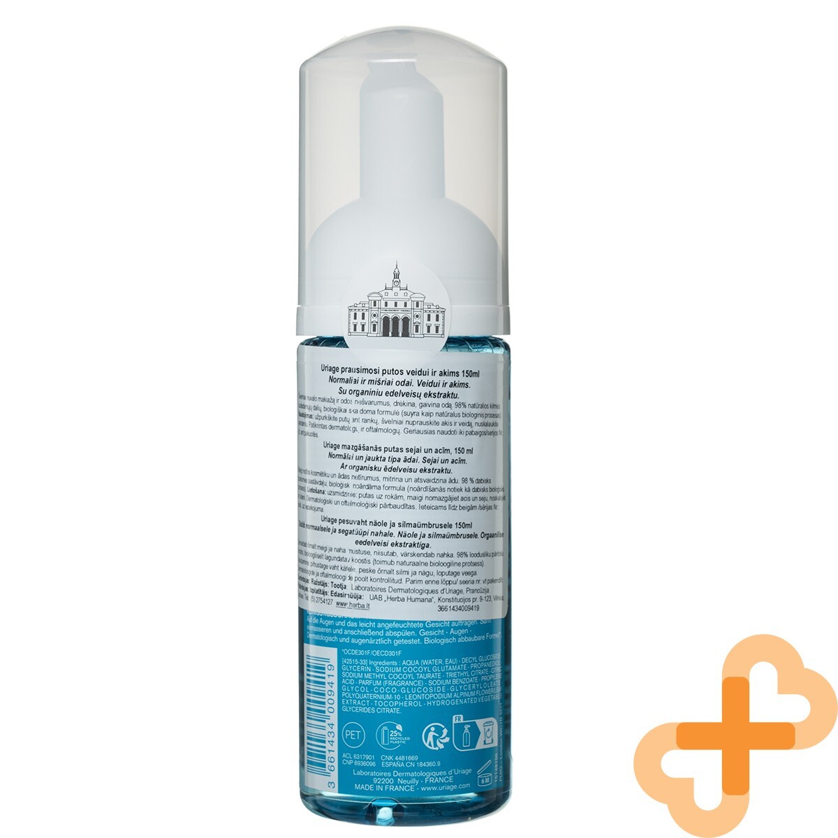 Uriage Eau Thermale Cleansing Make-up Remover Foam 150ml for sale