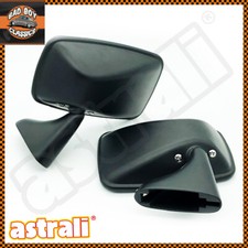 Pair Classic Car Matt Black Car Door Mirrors OE Spec CLASSIC MINI