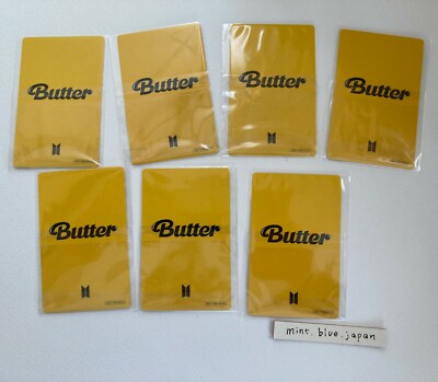 BTS Butter Japan FC Limited Benefit Official Photo card