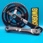Sakae X-1 Triple Square Taper Crankset 175mm 48/38/28t 5 Bolt 104/64 BCD   d28 — photo 1