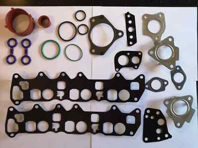 COMMANDER 3.0 crd OIL COOLER REPAIR KIT INTAKE MANIFOLD GASKET KIT EXHAUST BOLTS