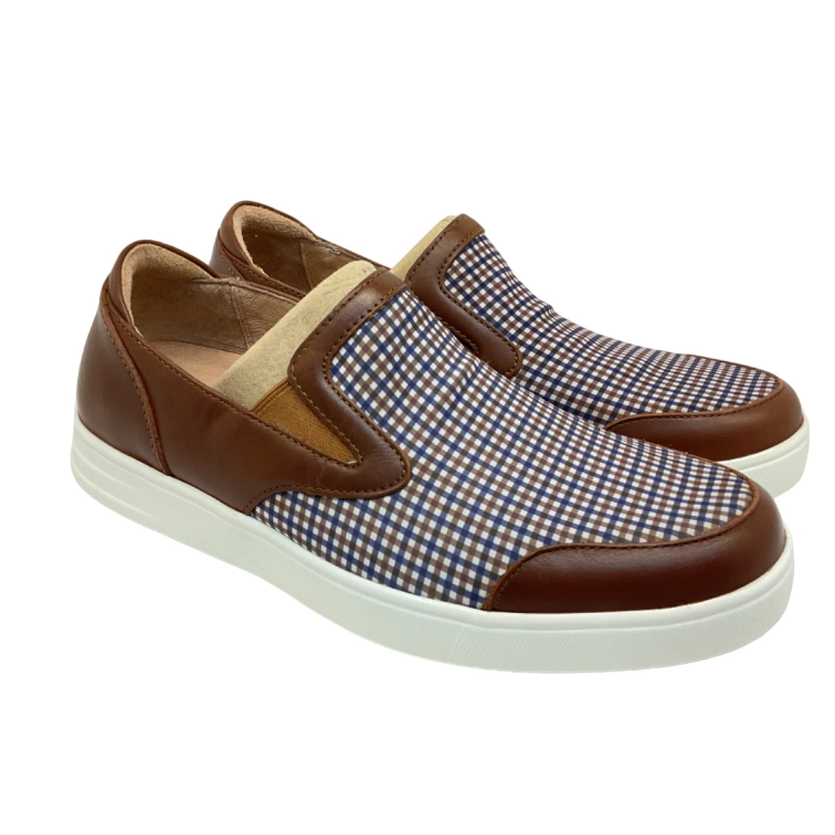 ALEGRIA ADEN BROWN LEATHER MID TOP OXFORDS SHOES MEN\'S 42 / 9 AM-ADE-209 Alegria Brown Solid Casual Shoes for Men for sale | eBay main image 2
