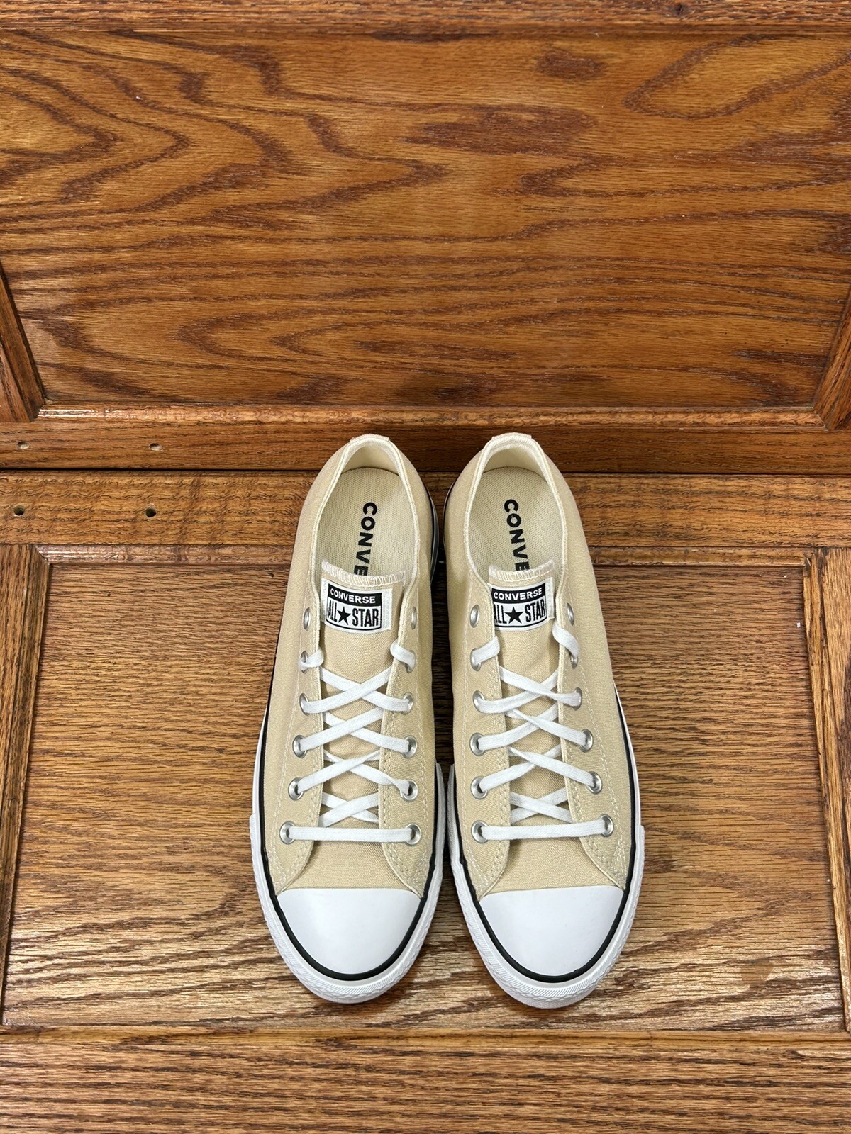 Converse CTAS Lift Ox Oat Milk White Black Shoes thumbnail 5