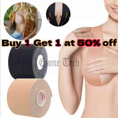 Invisible Breast Lift Tape Roll Push-up Boob Shape Bra Nipple Cover Sticker 5M