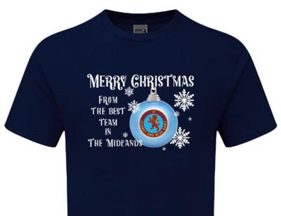 Merry Christmas from the Best Team in The Midlands TSHIRT Aston V Fanmade Merch
