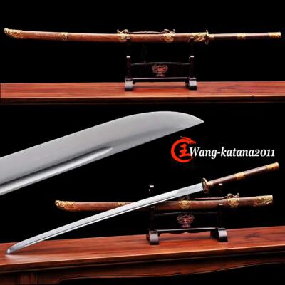Chinese KungFu Sword Katana Saber Miao Dao Sharp High Carbon Steel Fighting Knif