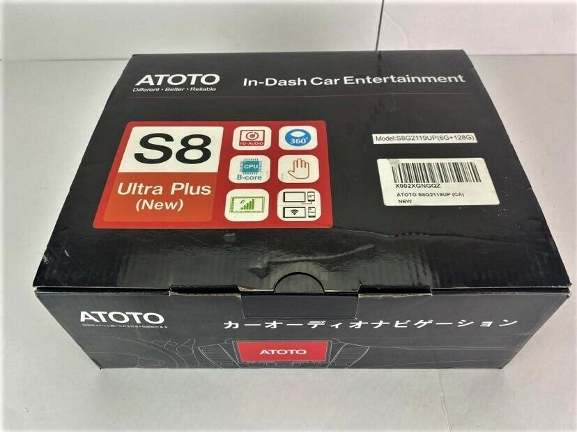 NEW ATOTO S8 Ultra Plus Android In-Dash Entertainment 10.1