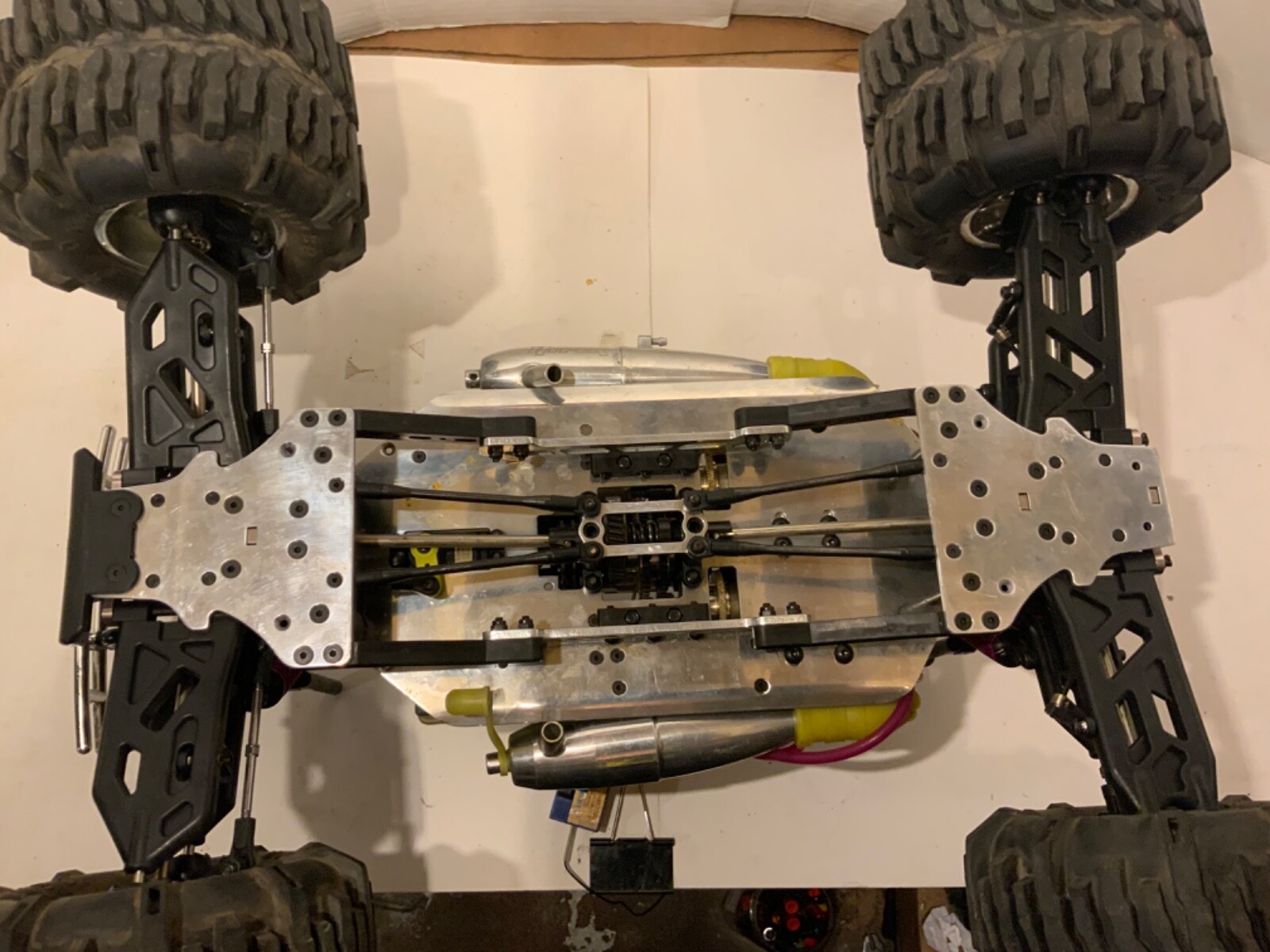 Vintage OFNA TITAN TWIN ENGINE RC MONSTER TRUCK nitro RARE eBay