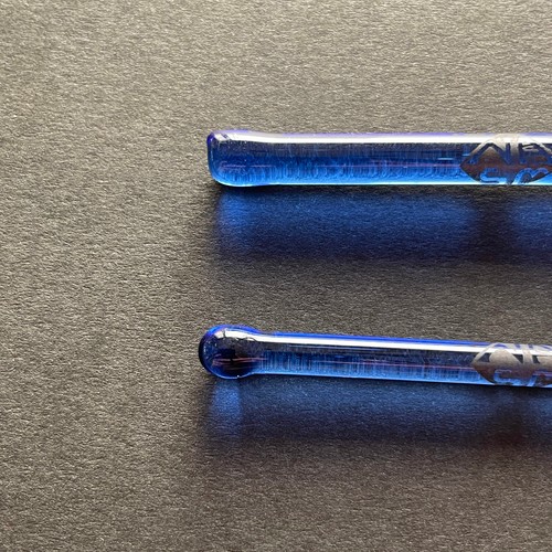 2 Very Rare Vintage Holland America Line Glass Cocktail Stirrers Swizzle Sticks - Picture 6 of 10