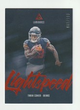 2019 Panini Luminance Lightspeed Orange #LS3 Tarik Cohen card, #/100