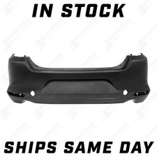 New Primered - Rear Bumper Cover Replacement For 2019-2025 Mazda 3 Sedan 19-25