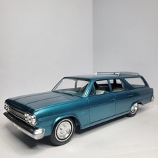 Jo-han 1966 Amc Rambler Classic Cross Country 4 Dr Wagon Plastic Friction Promo
