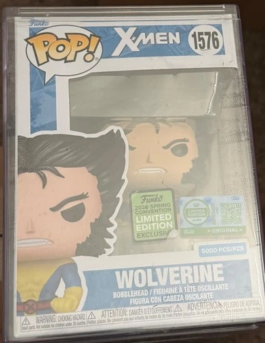 Funko Pop! Wolverine (Classic Unmasked) #1576 w/ Protector LE 5000 Shared ECCC