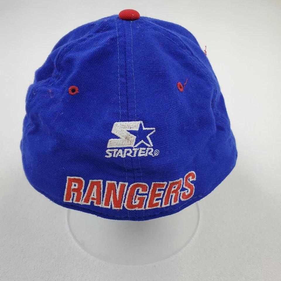 VTG 1990s New York Rangers Starter Arch Wool Cap Hat 7.5 NHL Hockey - Image 4 of 4