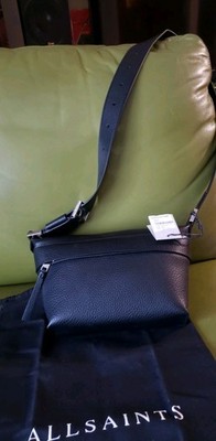 AllSaints Colette Crossbody Leather Bag. 