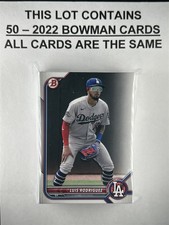 Rodriguez, Luis - 2022 Bowman Paper Prospect - 50 Card Lot - Card #BP-47