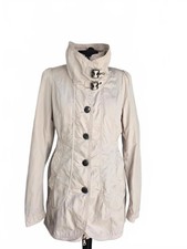 Creenstone Hooded Jacket Beige Lightweight Coat Spring Scandi