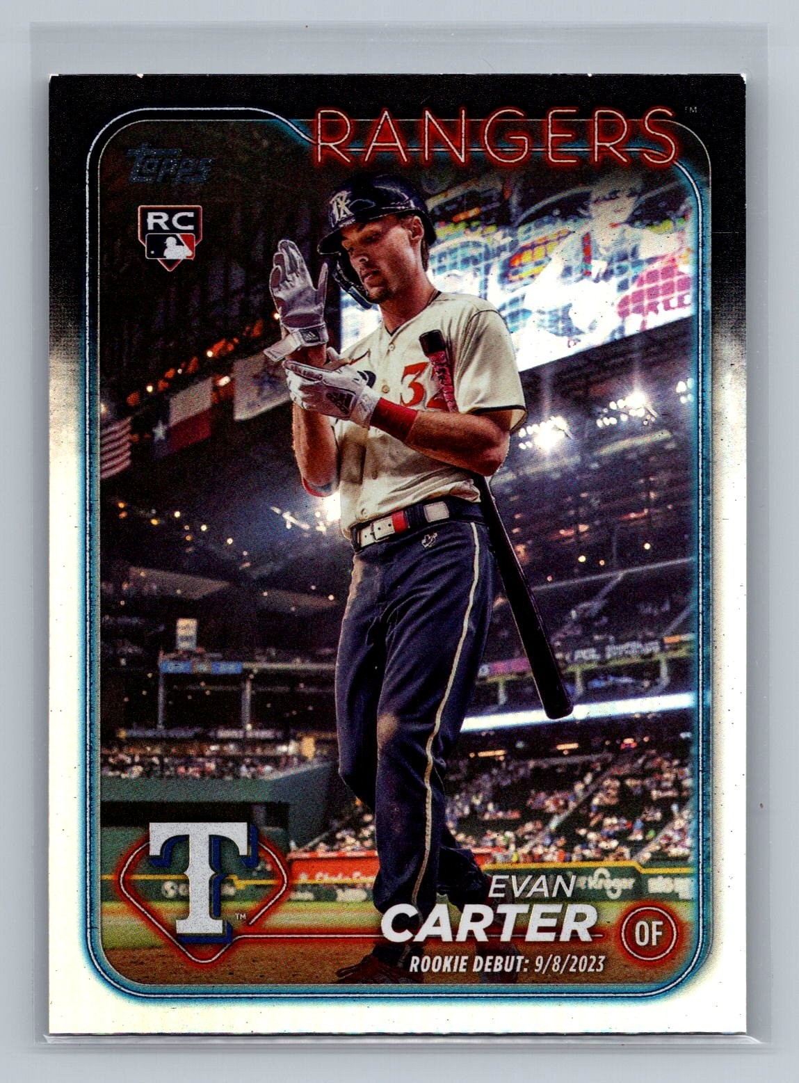 Evan Carter 2024 Topps Chrome Update #USC199 Refractors
