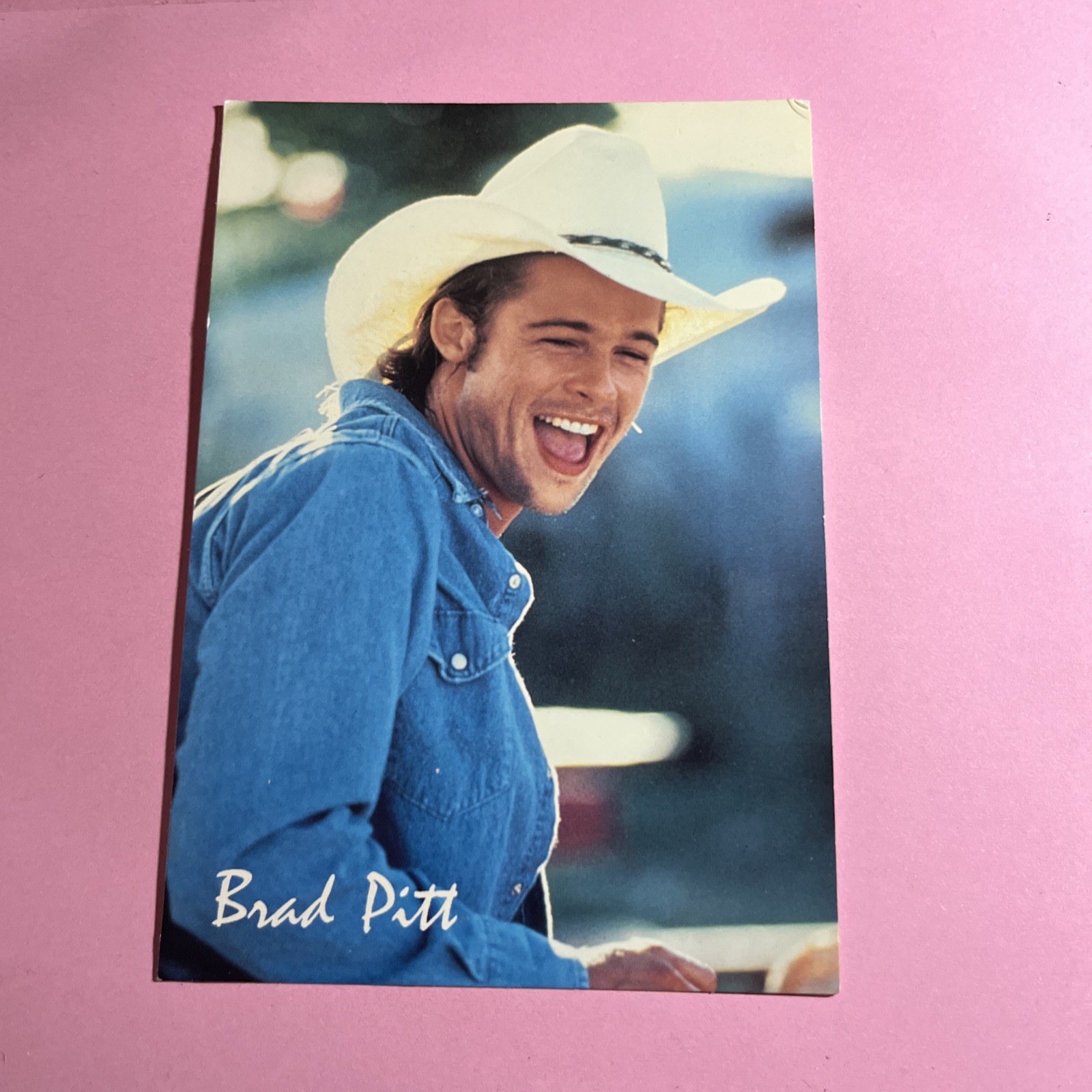 CARTOLINA A COLORI COLLEZIONE BRAD PITT - DANROSE - NON VIAGGIATA - FOTO