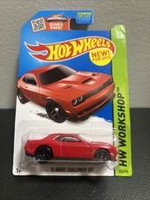 Hot Wheels '15 Dodge Challenger SRT 1:64 Diecast Red HW Workshop Ages