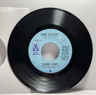 Eloise Laws - Love Factory OG Promo 45  1973 on Music Merchant US Stay With Me