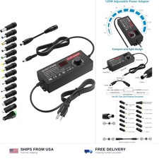 3.5V-12V 120W adjustable power supply 10A AC DC adapter 14 tips converter