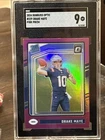 2024 Panini Donruss Optic Rated Rookie Drake Maye #229 Pink Prizm RC SGC 9 🔥