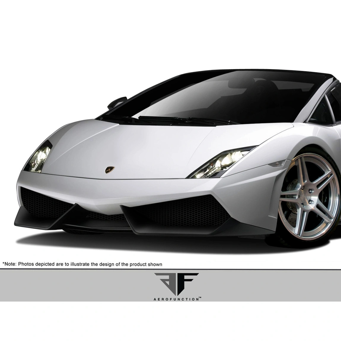 Aero Function AF-2 Front Bumper ( GFK ) for Gallardo Lamborghini 09-13 edpart_1
