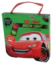 Livre En Carton Opposés Disney Cars Rouge Vert Avec Musique Et CD À Écouter
