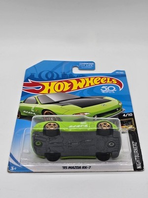 2018 HOT WHEELS 95 MAZDA RX-7 4/10 NIGHTBURNERZ 141/365 GREEN | eBay
