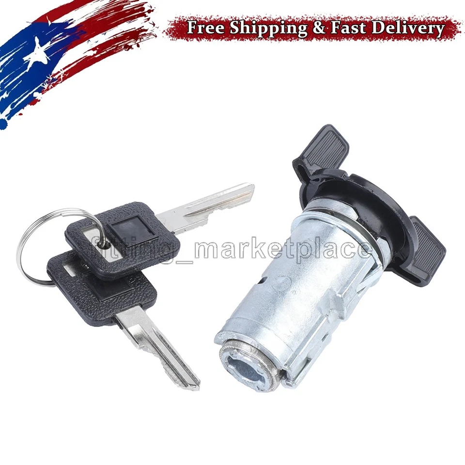 Interruptor de arranque y llave del cilindro de bloqueo de encendido 16627130 para Chevrolet GMC Pontiac Foto 2 de 4