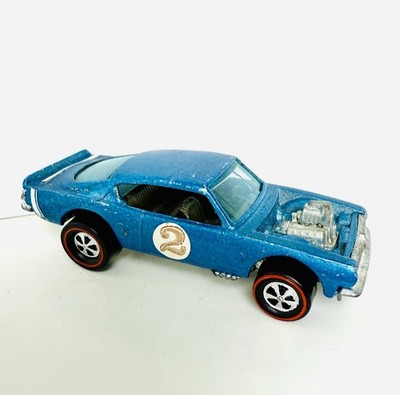Hot Wheels Redline 1970 Spoilers King Kuda In Blue w/ Dark