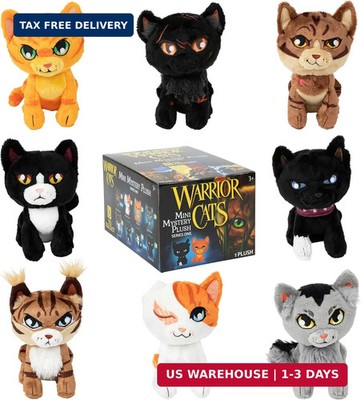 Warrior Cats Mini Mystery Plush, Series 1, Book Series, Mystery Plush Box, Blind