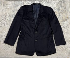 Giorgio Armani A Milano-Bobgonuovo 21 100 Cashmere Jacket Coat Blazer 40R Black