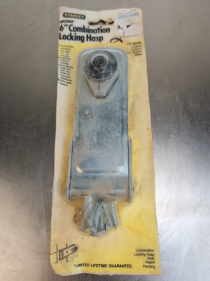 #ad #ad Stanley Hardware 6” Key Locking Hasp Combination 75 5245 CD922 New Old Stock $25.00