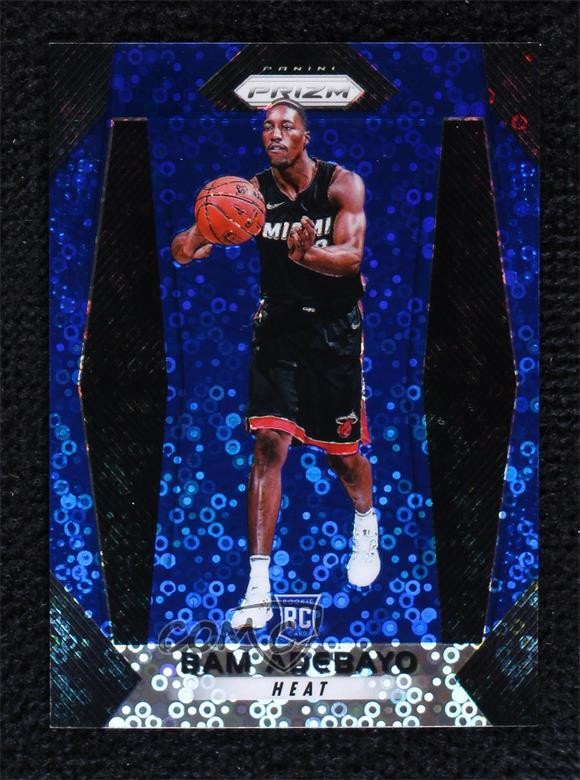 2017-18 Panini Prizm Fast Break Blue Prizm 163/175 Bam Adebayo #51 Rookie RC
