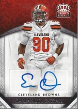 2016 Crown Royale Rookie Autographs #25 Emmanuel Ogbah Auto - FB