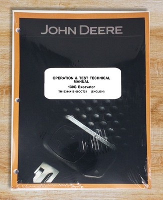 John Deere 130G Excavator Operation & Test Service Manual - TM13344X19