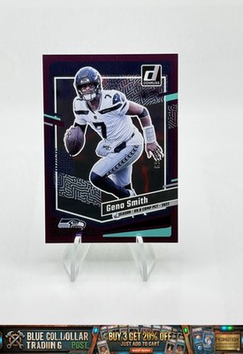 2023 Donruss Geno Smith #258 Season Stat Line Seattle Seahawks #/69 SSP