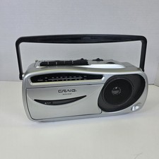 Craig CD6911 Portable Cassette Player/Recorder with AM/FM Radio AM