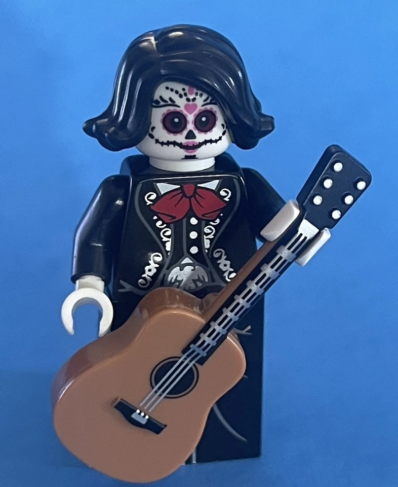 NUEVO 100% Lego Catrina Mariachi con Guitarra Día de los Muertos Día de Muertos Foto 2 de 4